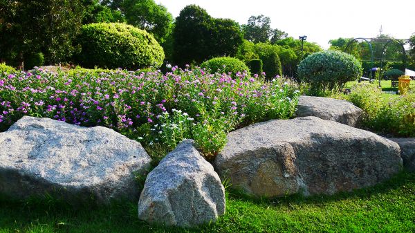 Boulder Landscaping in Lawrenceville