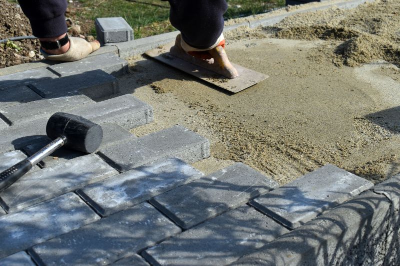 Paver installation process